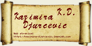 Kazimira Đurčević vizit kartica